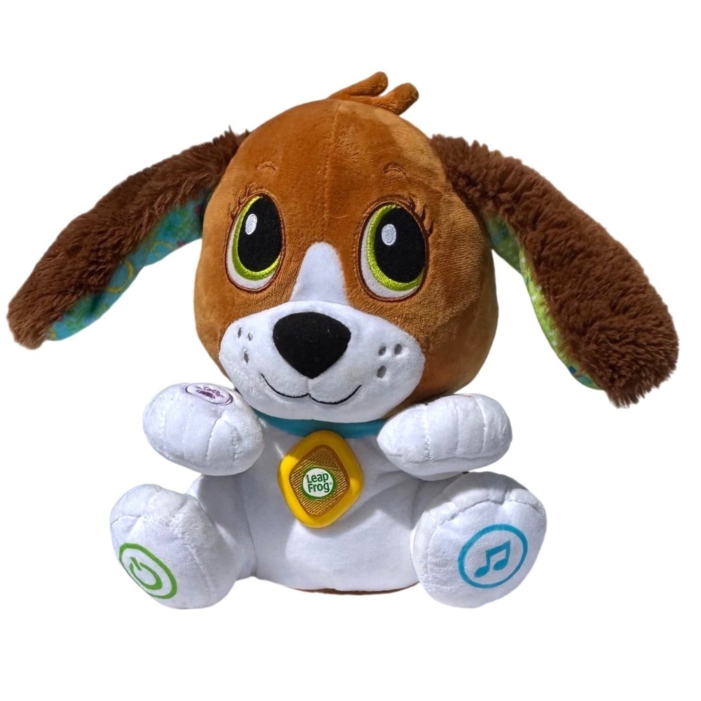 LeapFrog Speak & Learn Puppy Interactive‎ Talking Toddler Plush EARS DON'T FLAP